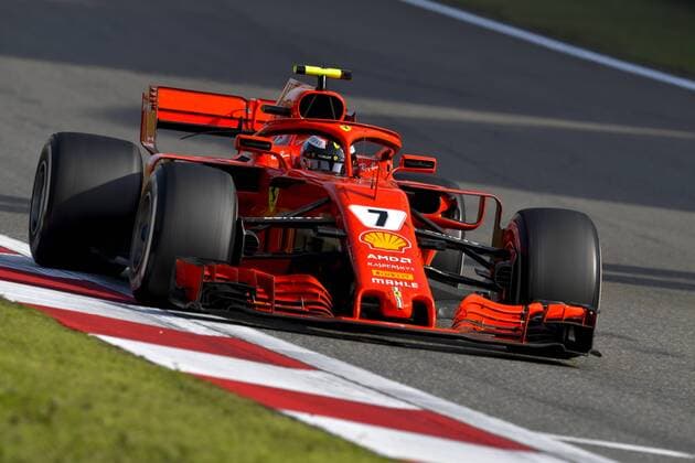 Shanghai: Motorsports: Formula 1 2018 Heineken Chinese Grand Prix Chinese Formula One Grand Prix Shanghai Circuit in Shanghai, China. 7 Kimi Raikkonen (FIN, Scuderia Ferrari), Shanghai China