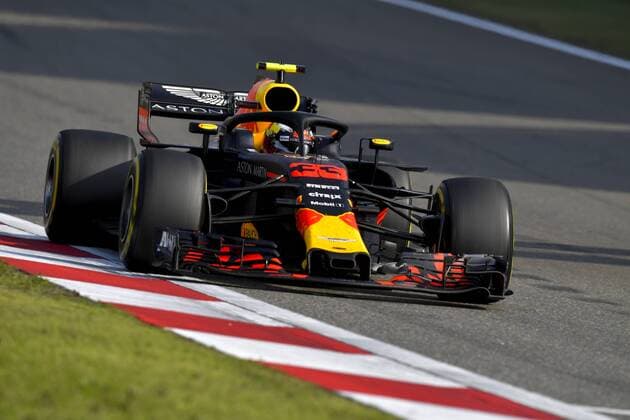 Shanghai: Motorsports: Formula 1 2018 Heineken Chinese Grand Prix Chinese Formula One Grand Prix Shanghai Circuit in Shanghai, China. 33 Max Verstappen (NDL, Red Bull Racing), Shanghai China