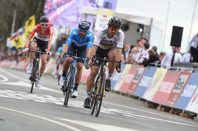 15-04-2018 Amstel Gold Race; 2018, Bora - Hansgrohe; 2018, Movistar; Sagan, Peter; Valverde, Alejandro; Valkenburg; 