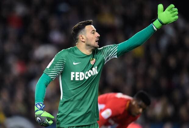 Danijel Subasic ( Monaco ) FOOTBALL : Paris Saint Germain vs AS Monaco - Ligue 1 - Paris - 15 04 2018 FedericoPestellini Panoramic 