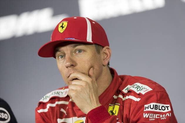 Finnish F1 driver Kimi Raikkonen of Ferrari attends the press conference PK Pressekonferenz after the 2018 Formula One Chinese Grand Prix at the Shanghai International Circuit in Shanghai, China, 15 April 2018. Red Bull driver Daniel Ricciardo yanked off his right shoe, poured champagne into it as he stood on the podium, and then drank up to his unlikely victory in Sunday s Chinese Grand Prix. The Australian started from the third row, but took advantage when the safety car came out on the 31st lap to allow him to get fresh, soft tires when the other leaders were running on worn rubber and couldn t get in quickly to change. Red Bull s Daniel Ricciardo wins Chinese Grand Prix; 6th career win  20180415_88727