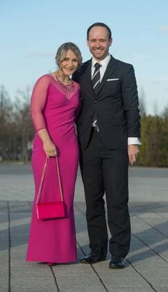 14 04 2018 Messehalle Erfurt 1100 guests Olympic champion World and European champions Rising and volunteers celebrated the ball of the Thuringian sport in 2018 together with business and politics Political and political highlights were the honors of the Thuringian athletes, climbers and volunteers of the year 2017 Kristina Vogel and her Life Partner Michael silk cup action