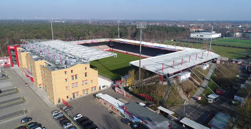 Soccer Men Season 2017 2018 2 Bundesliga 1 FC Union Berlin Aerial view of the stadium An der Alten Försterei 14 02 2018 Copyright: xMatthiasxKochx