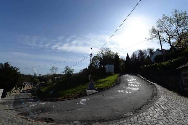 17-04-2018 Allenamento Fleche Wallonne 2018; Huy; 