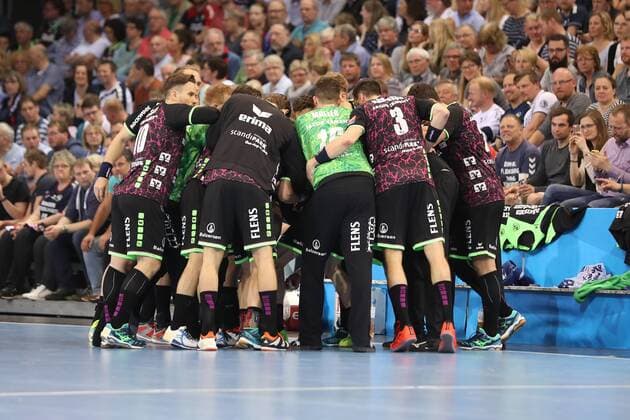 SG Flensburg Handewitt Montpellier HB EHF Champions League Flensburg 18 04 18 Flensburg 18 04 18 Sport Handball VELUX EHF Champions League Season 2017 2018 Quarterfinals SG Flensburg Handewitt Montpellier HB Team Flensburg xmmkx
