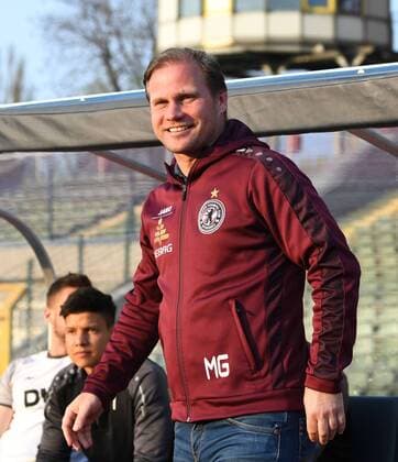 Football Mens Season 2017 2018 Semifinal in the Berlin Pilsner Cup BFC Dynamo Tennis Borussia coach Rene Rydlewicz BFC Dynamo 18 04 2018 Copyright: xMatthiasxKochx