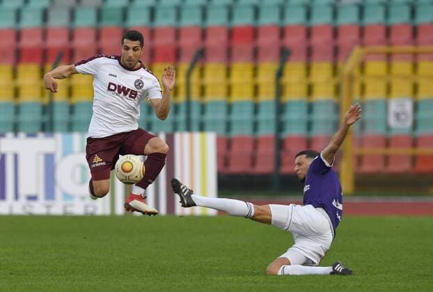 Soccer Men Season 2017 2018 Semifinals in the Berlin Pilsner Cup BFC Dynamo Tennis Borussia v Ukulan Cepni BFC Dynamo Iyad Al Khalaf TeBe Tennis Borussia 18 04 2018 Copyright: xMatthiasxKochx