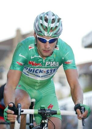- DIKSMUIDE, BELGIUM: Belgian Tom Boonen of Quick-Step, wearing his green jersey, finished second of the Diksmuide criterium, Tuesday 31 July 2007 in Diksmuide. Lots of cyclists who made the Tour De France attend the criterium. FRANCOIS WALSCHAERTS PETER DECONINCK  x7166489x
