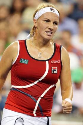 - NEW YORK, USA: Russian Svetlana Kuznetsova pictured during her final match against Belgian Justine Henin at the USTA National Tennis Center in Flushing Meadows, New York, 08 September 2007. It s the 7th Grand Slam title that Henin won in her carreer and it is the second time that she won the US Open. Henin won with 6-1,6-3. PHILIPPExBUISSIN  x7390231x