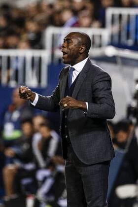 20th April 2018, Estadio Municipal de Butarque, Leganes, Spain; La Liga football, Leganes versus Deportivo; Clarence Seedorf Coach of Deportivo de la Coruna  ActionPlus12015754