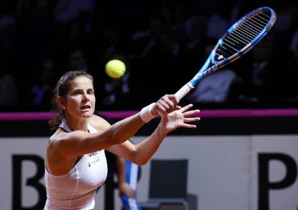 BAU 21 04 2018 Stuttgart Tennis Fed Cup GER vs CZE Julia Görges GER