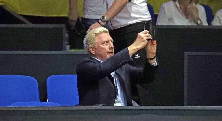 Tennis Fed Cup 2018 Germany Czech Republic Germany Stuttgart 21 04 2018 Tennis Fed Cup 2018 Germany Czech Republic Boris Becker