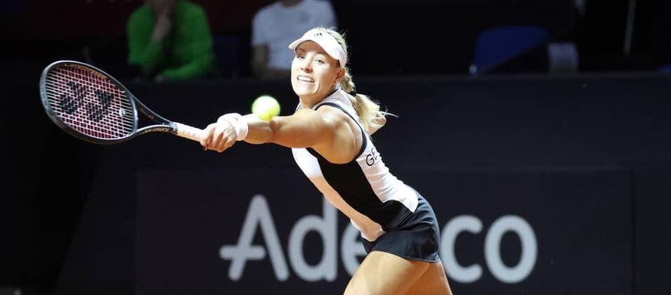 Tennis Fed Cup 2018 Germany Czech Republic Germany Stuttgart 21 04 2018 Tennis Fed Cup 2018 Germany Czech Republic Angelique Kerber