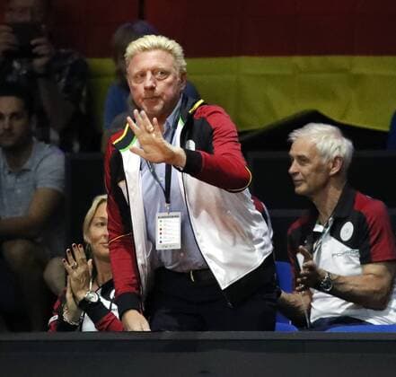 Tennis Fed Cup 2018 Germany Czech Republic Germany Stuttgart 21 04 2018 Tennis Fed Cup 2018 Germany Czech Republic Boris Becker