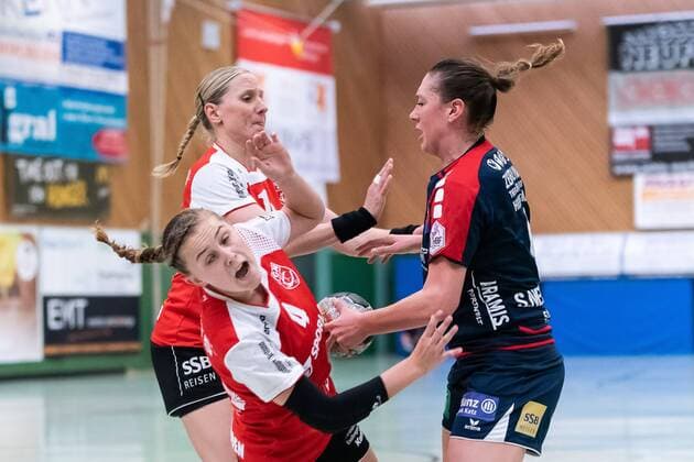 Nina Fischer TG Nuertingen Handball 2 Bundesliga Women HBF Season 17 18 21 04 2018 SG H2Ku Herrenberg Kuties vs TG Nuertingen Handball 2 Bundesliga Women HBF Season 17 18 21 04 2018 Herrenberg Copyright: xFrankx Eibner-Pressefotox EP_wfk