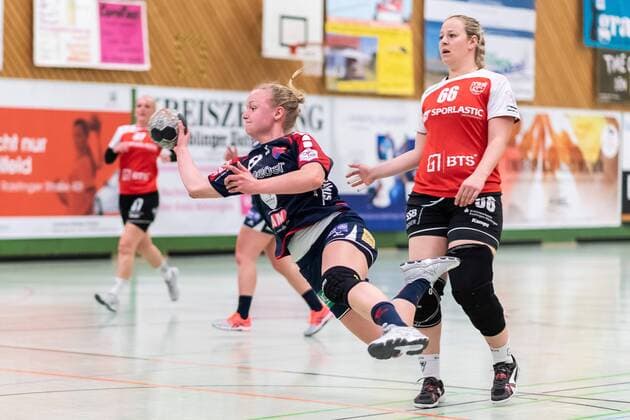 Handball 2 Bundesliga Women HBF Season 17 18 21 04 2018 SG H2Ku Herrenberg Kuties vs TG Nuertingen Handball 2 Bundesliga Women HBF Season 17 18 21 04 2018 Herrenberg Copyright: xFrankx Eibner-Pressefotox EP_wfk