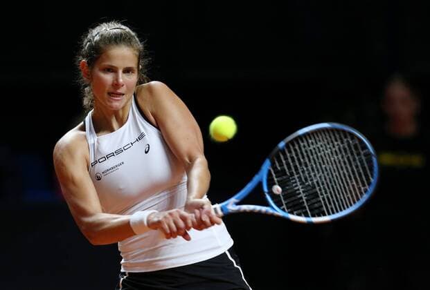 BAU 22 04 2018 Stuttgart Tennis Fed Cup GER vs CZE Julia Görges GER