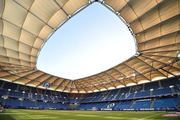 Football 1 Bundesliga 31 Gameday Hamburger SV SC Freiburg on 21 04 2018 in Volksparkstadion in Hamburg Interior Volksparkstadion in Hamburg xRx