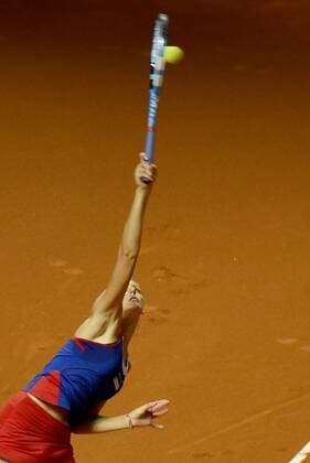 Karolina Pilskova CZE Germany Stuttgart Sport Tennis FedCup World group semi-final Germany vs Czech Republic on 22 04 2018 Porsche Arena