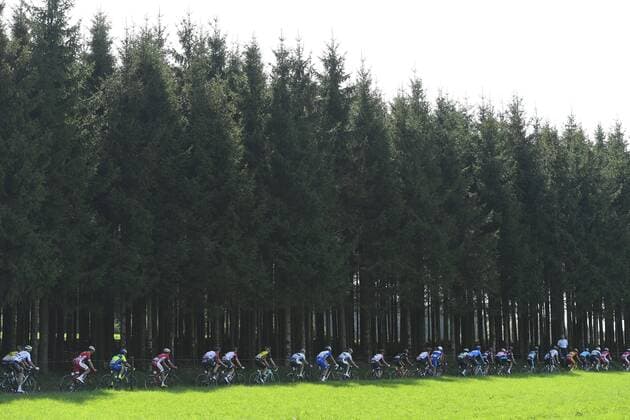 ANS, BELGIUM - APRIL 22 : Illustration picture during the 104th edition of Ardennes Classics cycling race Liege Bastogne Liege with start in Liege and finish in Ans on April 22, 2018 in Ans, Belgium, 22 04 18 CYCLISME : Liege Bastogne Liege 2018 Cycling Race - 22 04 2018 PHOTONEWS PANORAMIC 