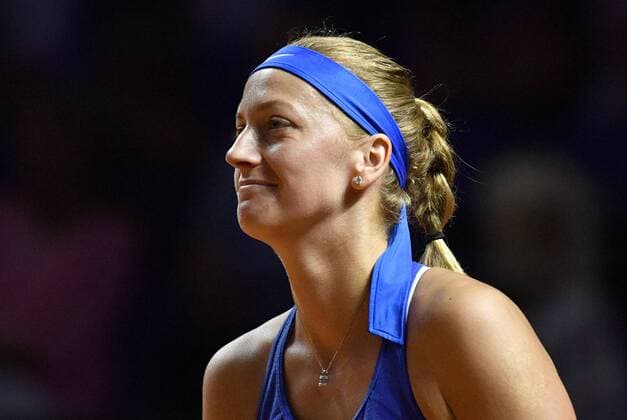 Petra Kvitova CZE Tennis Women Team Germany Germany Fed Cup Fed Cup 2018 Semifinal Germany GER vs Czech Republic CZE Porsche Arena Stuttgart 21 22 04 2018 Fed Cup Semi Final GER CZE Porsche Arena Stuttgart 2018