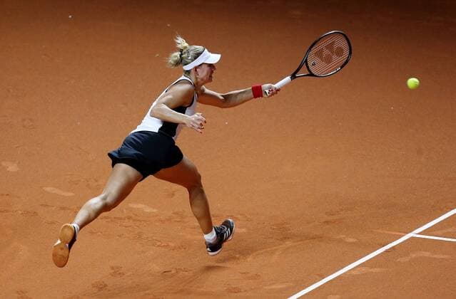 BAU 22 04 2018 Stuttgart Tennis Fed Cup GER vs CZE Angelique Kerber GER