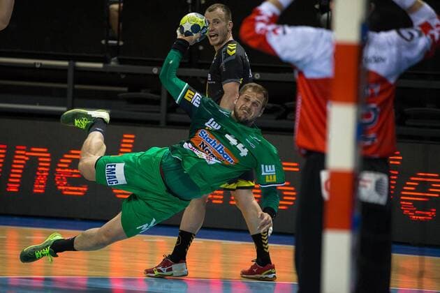 KOZINA Kresimir (Frisch Auf Goppingen) HANDBALL : Coupe EHF : Chambery vs Goppingen - 22 04 2018 THEOPHILELaurent Panoramic 