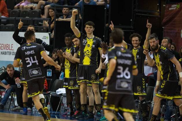 Chambery Savoie Handball HANDBALL : Coupe EHF : Chambery vs Goppingen - 22 04 2018 THEOPHILELaurent Panoramic 