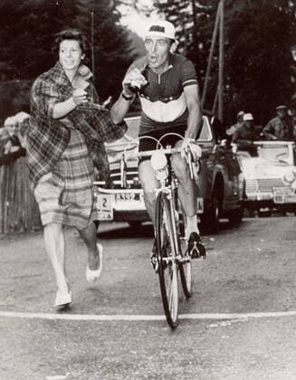 BRU42 - 19610704 - ST-ETIENNE, FRANCE : () A picture dated 04 July 1961 shows Luxembourg s Charly Gaul in action during the Tour de France cycling race. Charly Gaul died Tuesday 06 December 2005, near the age of 73.  x3667912x