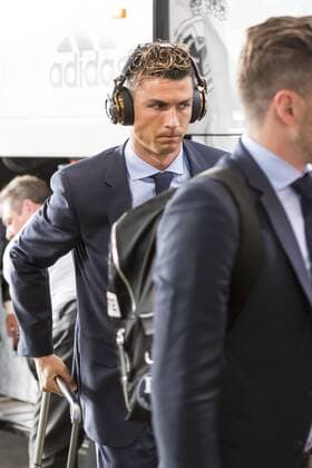 GER UEFA CL Bayern Muenchen GER vs Real Madrid ESP 25 04 2018 Allianz Arena Muenchen GER UEFA CL Bayern Muenchen GER vs Real Madrid ESP Semifinalist Cristiano Ronaldo Real 7 nordphotox xStraubmeier nph00004