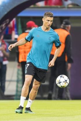 GER UEFA CL Bayern Muenchen GER vs Real Madrid ESP 25 04 2018 Allianz Arena Muenchen GER UEFA CL Bayern Muenchen GER vs Real Madrid ESP Semifinalist Cristiano Ronaldo Real 7 nordphotox xStraubmeier nph00004