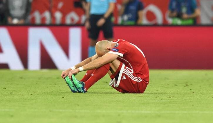 Soccer Men Season 2017 2018 Champions League Semi Finals First leg FC Bayern Munich Real Madrid Arjen Robben Bayern Munich 25 04 2018 Copyright: xMatthiasxKochx