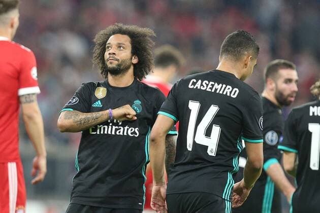 Real Madrid Casemiro 14 Real Madrid to equalize 1 1 Bayern Munich vs Real Madrid Semi Finals Champions League 25 04 2018 Muenchen Bayern Germany Copyright: xkolbert-press ChristianxKolbertx