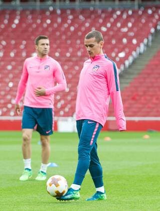 25 04 2018 Emirates Stadium (London) Atletico de MadridÂ s training for the Europa League semi-final match against Arsenal. Picture: Gustavo Valiente Herrero  xGustavoxValientexHerrerox xx