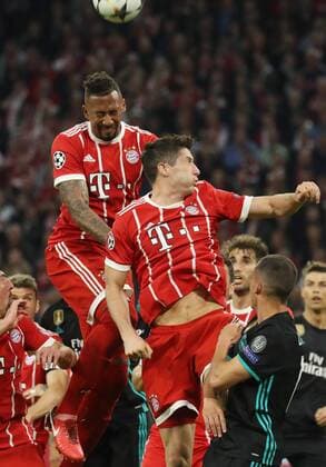 Bayern Munich Real Madrid Boateng Lewandowski Munich Bayern Germany Allianz Arema