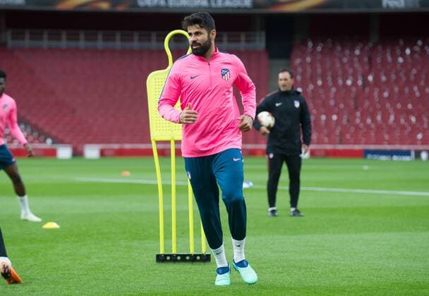 25 04 2018 Emirates Stadium (London) Atletico de MadridÂ s training for the Europa League semi-final match against Arsenal. Picture: Gustavo Valiente Herrero  xGustavoxValientexHerrerox xx