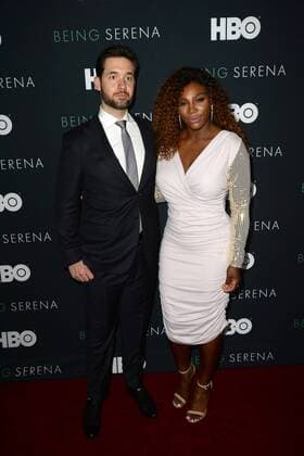April 25, 2018 - New York, NY, USA - April 25, 2018 New York City..Alexis Ohanian and Serena Williams attending the premiere of HBO presents Being Serena Her Story, Her Words at Time Warner Center on April 25, 2018 in New York City. Being Serena Her Story, Her Words, 042518  - ZUMAny1_ 20180425_zaf_ny1_230 Copyright: xKristinxCallahanx