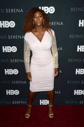 April 25, 2018 - New York, NY, USA - April 25, 2018 New York City..Serena Williams attending the premiere of HBO presents Being Serena Her Story, Her Words at Time Warner Center on April 25, 2018 in New York City. Being Serena Her Story, Her Words , 042518  - ZUMAny1_ 20180425_zaf_ny1_235 Copyright: xKristinxCallahanx