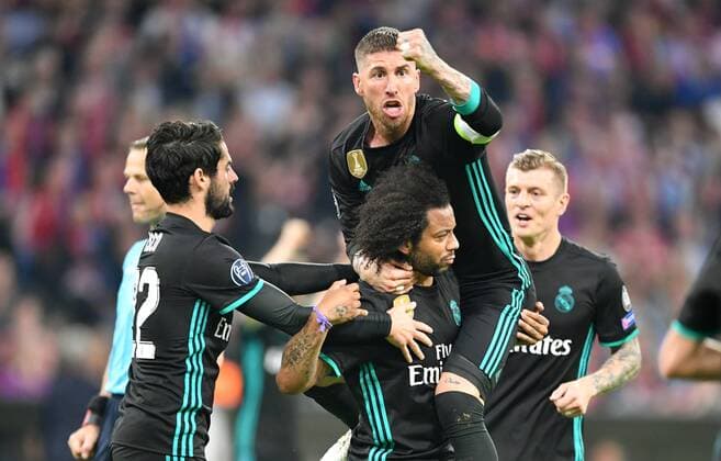Real Madrid UEFA Champions League CL Semi Finals 1 2 Final First Half Season 2017 2018 Soccer Soccer Soccer Men Germany Germany Munich 25 4 2017 Allianz Arena