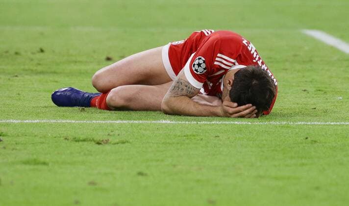 Munich football Champions League semi-final first leg Bayern Munich vs Real Madrid Javi Martinez Bayern