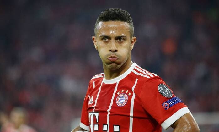 Munich football Champions League semi-final first leg Bayern Munich vs Real Madrid Thiago Bayern