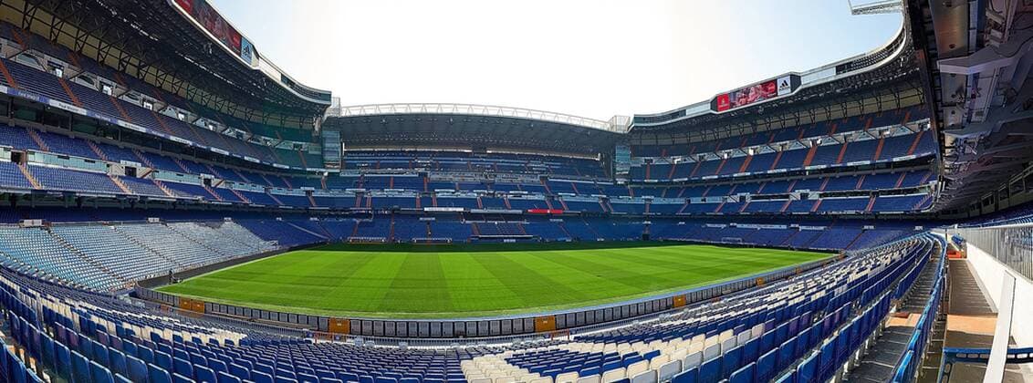 25 04 2018 xovx Football Spain Real Madrid Stadium emspor Estadio Santiago Bernabeu home ground of Real Madrid stadium view interior lawn Madrid