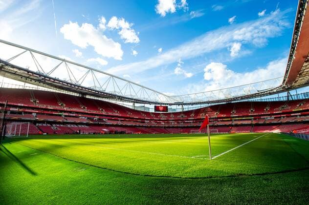 General view of the Emirates Stadium during the UEFA Europa League Semi Final match between Arsenal and Atletico Madrid at the Emirates Stadium, London, England on 26 April 2018. Copyright: xSalvioxCalabresex 19780006
