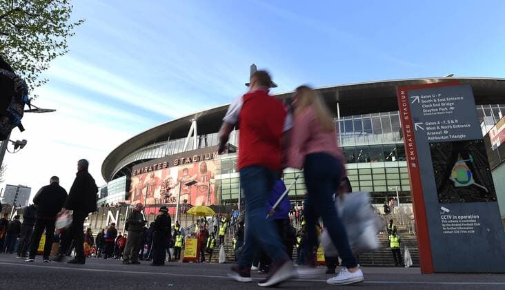 Arsenal v Atletico Madrid UEFA Europa League Semi-Final A general view of the stadium prior to kick off during the UEFA Europa League Semi-Final match at the Emirates Stadium, London Content Not Available For UK Newspapers Copyright: xDanielxHamburyx FIL-11704-0005