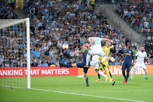 26 FLORIAN THAUVIN (OM) - BUT FOOTBALL : Marseille vs Red Bull Salzburg - Ligue Europa - 26 04 2018 FEP Panoramic 