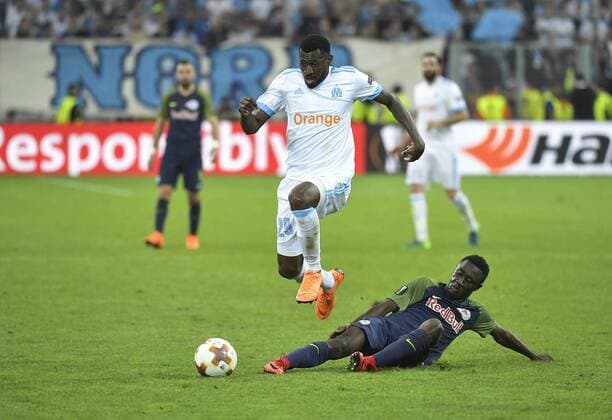 Anguissa Andre FOOTBALL : OM vs Salzbourg - demie finale aller Euopa Coupe 26 04 2018 MAO Panoramic 