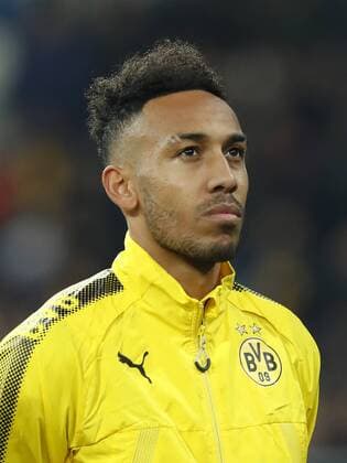 Pierre-Emerick Aubameyang of Borussia Dortmund during the UEFA Champions League group H match between Real Madrid and Borussia Dortmund on December 06, 2017 at the Santiago Bernabeu stadium in Madrid, Spain. UEFA Champions League 2017 2018 xVIxVIxImagesx xMauricexvanxSteenxIVx 10770157