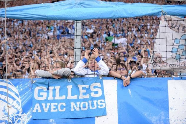 ILLUSTRATION - SUPPORTERS FOOTBALL : Marseille vs Red Bull Salzburg - Ligue Europa - 26 04 2018 FEP Panoramic 