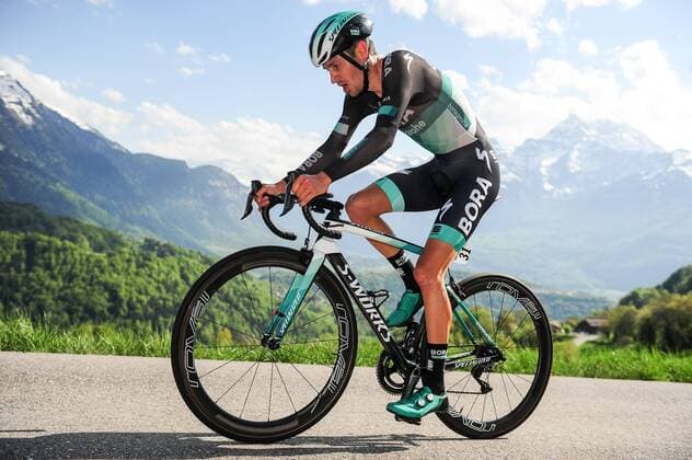 Emanuel Buchmann GER BORA hansgrohe Action Action Racing scene Landscape horizontal Event Event 72 Tour de Romandie 3 Stage 3 Ollon to Villars 9 9 km I T T Location Place Villars Switzerland Suisse Switzerland Europe Europe Date Date 27 04 2018 Stiehl Photography