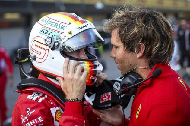 Motorsports: World Championship WM Weltmeisterschaft 2018; Grand Prix Azerbaijan, Grand Prix of Europe, Formula 1 2018 Azerbaijan Grand Prix, , 5 Sebastian Vettel (GER, Scuderia Ferrari) , 5 Sebastian Vettel (GER, Scuderia Ferrari) Baku Azerbaijan